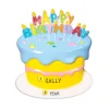 Fashion Personalized Birthday Cake Ornament Milestones & Special Occasions