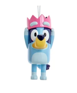 Outlet Personalized Bluey™ With Pink Crown Ornament Licensed Characters