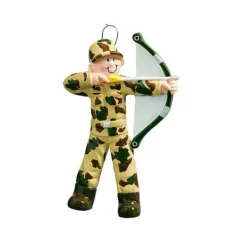 New Rudolph & Me Personalized Bow Hunter Ornament