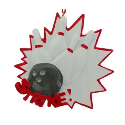 Flash Sale Rudolph & Me Personalized Bowling- Strike Ornament