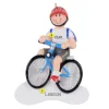New Rudolph & Me Personalized Boy Riding Bike Ornament