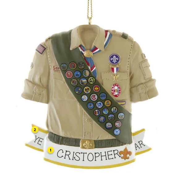 Hot Personalized Boy Scouts Of America Eagle Scout Shirt Ornament Hobbies & Activities