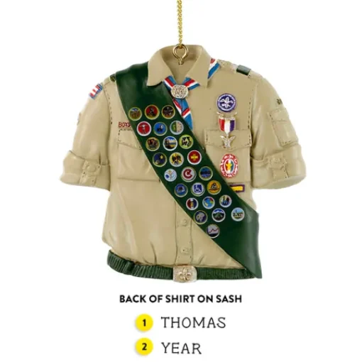 Store Personalized Boy Scouts Of America Eagle Scout Shirt Ornament Hobbies & Activities