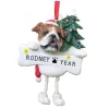 Shop E & S Imports Personalized Bulldog Dog Ornament