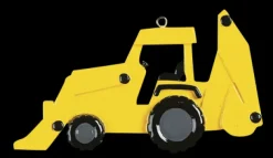 Sale Personalized Bulldozer Ornament Transportation