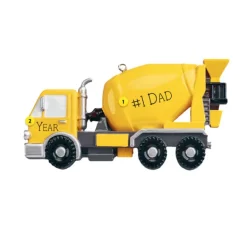 Store Personalized Cement Truck Ornament Kids