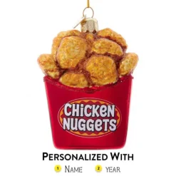 Sale Kurt Adler Personalized Chicken Nuggets Ornament