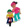Store Personalized Child Learning To Ride A Bike Ornament - Female Adult, Brunette Growing Up