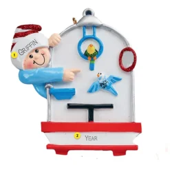 Flash Sale Personalized Child With Bird Cage Ornament Kids
