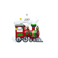 Cheap Personalized Christmas Train Ornament Transportation