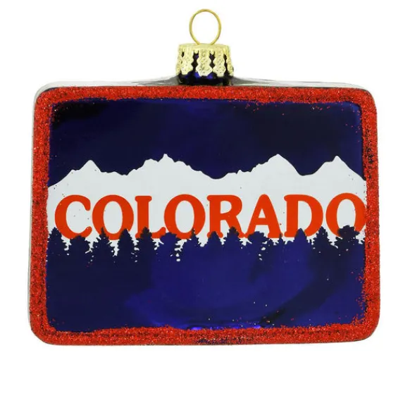 Hot Bronners Personalized Colorado Shape Ornament