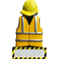 Clearance PolarX Personalized Construction Worker Ornament