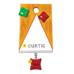 Flash Sale Personalized Corn Hole Bag Toss Game Ornament Fun & Games