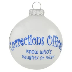 Clearance Bronners Personalized Corrections Officer Ornament