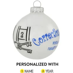 Clearance Bronners Personalized Corrections Officer Ornament