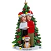 Hot Personalized Couple With Cat Ornament Couples