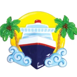 Best Sale Personalized Cruise Ship Ornament Transportation