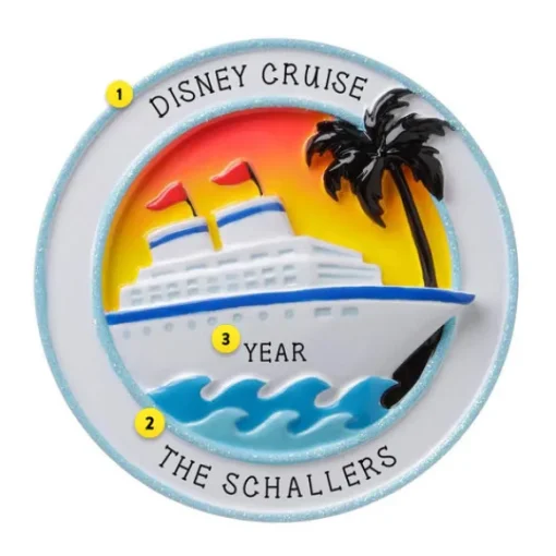 Outlet Personalized Cruise Ship Sunset Ornament Transportation