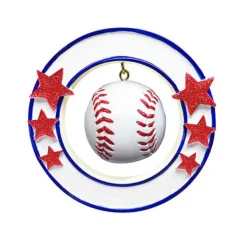 Best Sale PolarX Personalized 3D Baseball Ornament