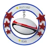 Best Sale PolarX Personalized 3D Rugby Ornament