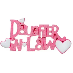 Online Personalized Daughter-In-Law Ornament Family Members