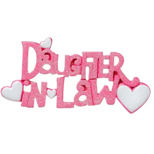 Online Personalized Daughter-In-Law Ornament Family Members
