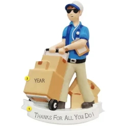 New PolarX Personalized Delivery Person Ornament
