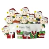 Hot PolarX Personalized Dinner Table Family Of 9 Ornament