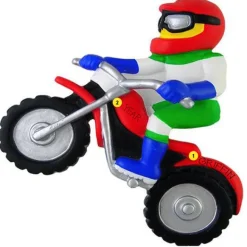 Cheap Personalized Dirt Bike Racer Ornament Transportation
