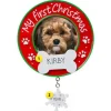 Flash Sale Personalized Dog's First Christmas Picture Frame Ornament Picture Frames