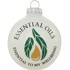 Online Personalized Essential Oils Glass Bulb Ornament Inspirational