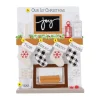 Sale PolarX Personalized Fireplace Mantel Family Of 4 Ornament