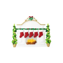 Cheap Personalized Fireplace Mantel With Stockings Family Of 5 Table Top Decoration Table Tops