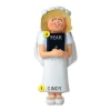 Clearance Personalized First Communion Ornament - Female, Blonde Hair Angels & Religious