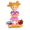 New Personalized First Day Of School Ornament - Girl School Days