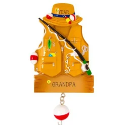 Store Personalized Fishing Ornament Fish & Reptile