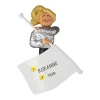 Clearance Ornament Central Personalized Flag Twirler Ornament - Female, Blonde Hair