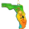 Store Bronners Personalized Florida Shape Ornament