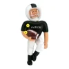 Cheap Ornament Central Personalized Football Player Ornament - Male, Black Uniform