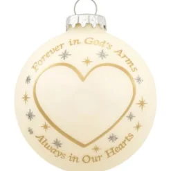 Clearance Personalized Forever In God's Arms Memorial Ornament Memorial