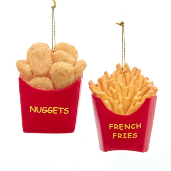 Fashion Kurt Adler Personalized French Fries Or Chicken Nuggets Ornament