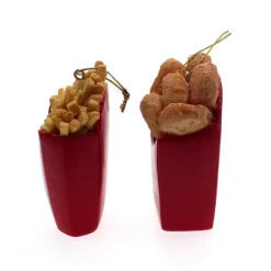 Fashion Kurt Adler Personalized French Fries Or Chicken Nuggets Ornament
