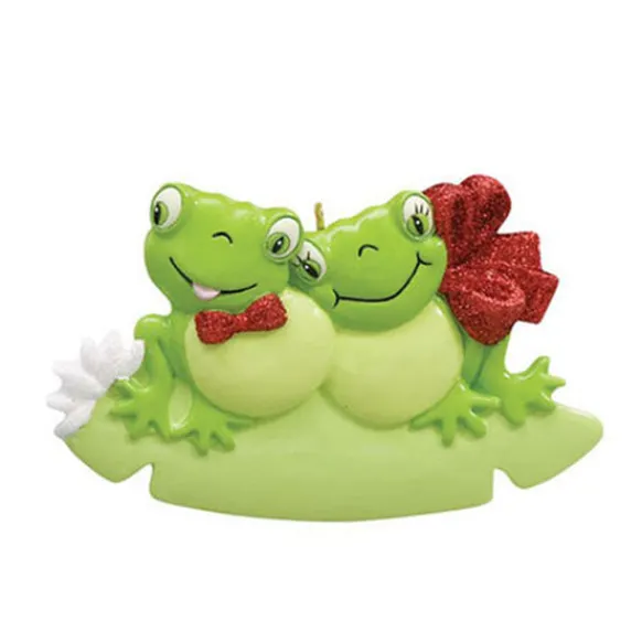 Cheap Personalized Frog Couple Ornament Couples