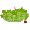 Online Rudolph & Me Personalized Frog Family Of 5 Ornament