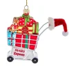 Online Kurt Adler Personalized Glass Christmas Shopping Cart Ornament