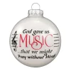 Cheap Personalized God Gave Us Music... Ornament Music