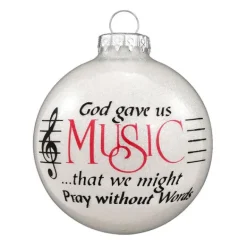 Cheap Personalized God Gave Us Music... Ornament Music