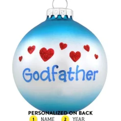 Flash Sale Personalized Godfather Ornament Family Members