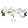 Discount Personalized Godmother Cross Ornament Family Members