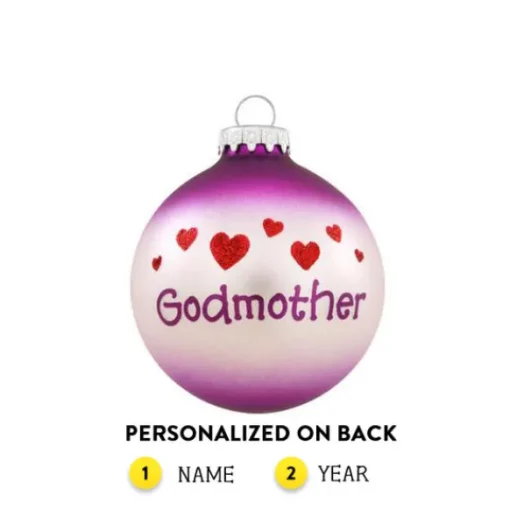Clearance Personalized Godmother Ornament Angels & Religious
